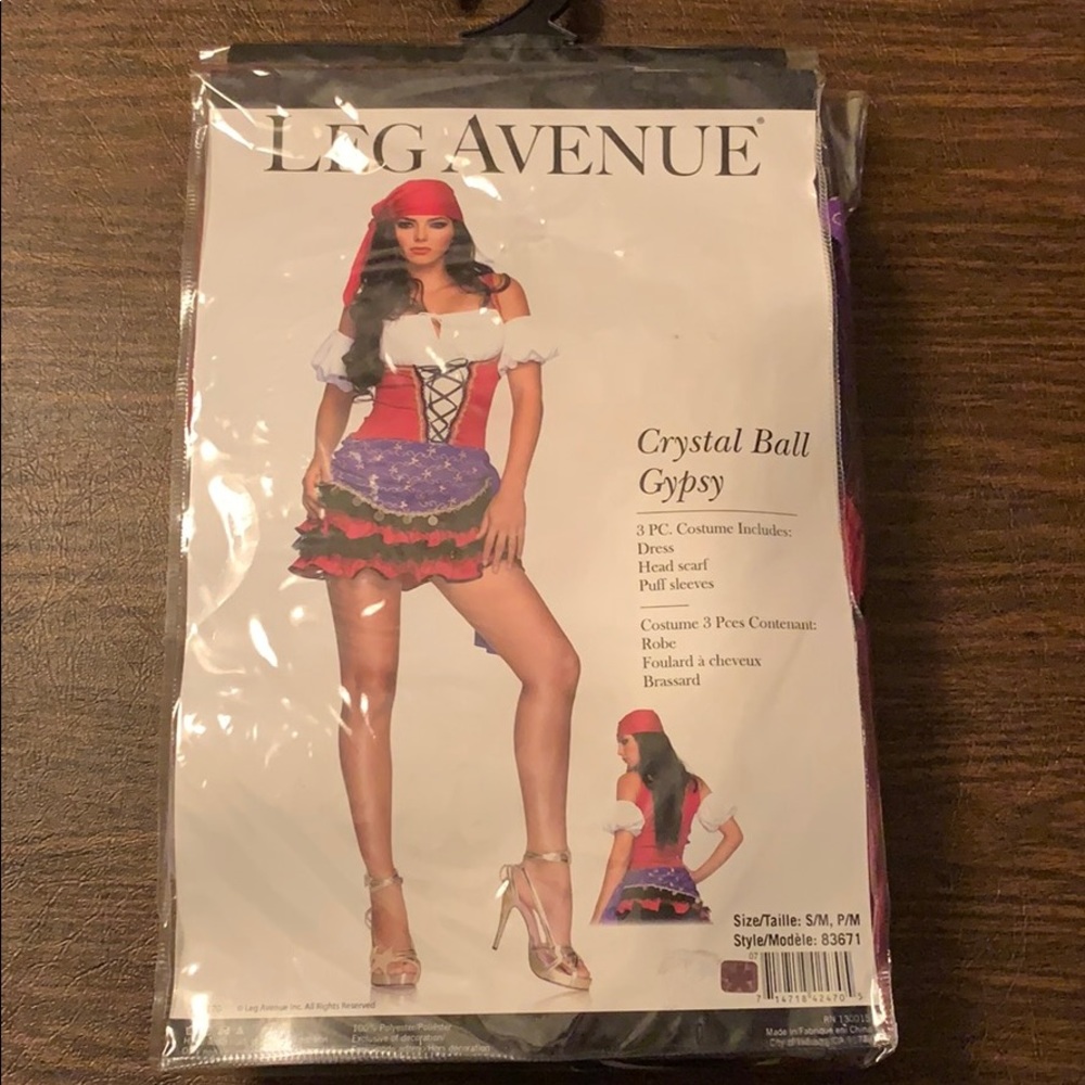 COPY - Leg Avenue Crystal Ball Gypsy Halloween Costume